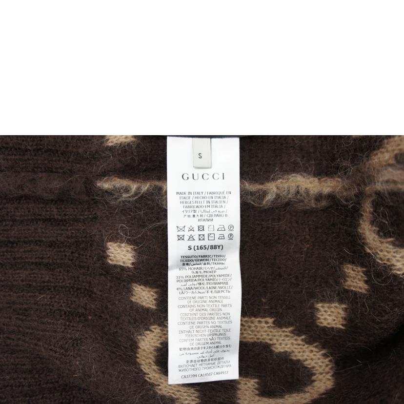 グッチ GUCCI/リバーシブルGGモヘアウールカーディガン・BE/BR/635160 XKBK2//SAランク/85