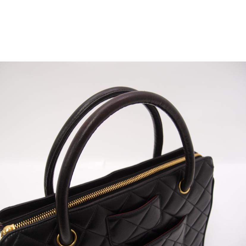 CHANEL シャネル レザー レディース/マトラッセハンド/ブラック//4407267/Aランク/69