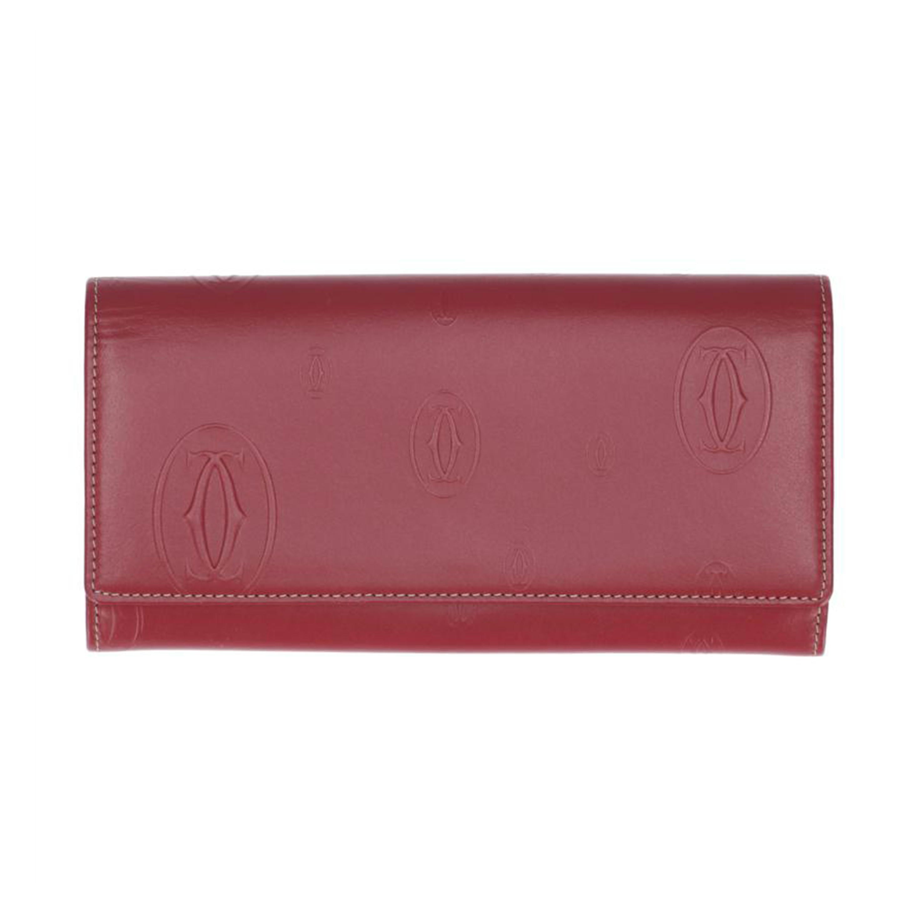 Cartier カルティエ/ハッピーバースデーエンボスフラップロングウォレット/CRL3001495//Aランク/75