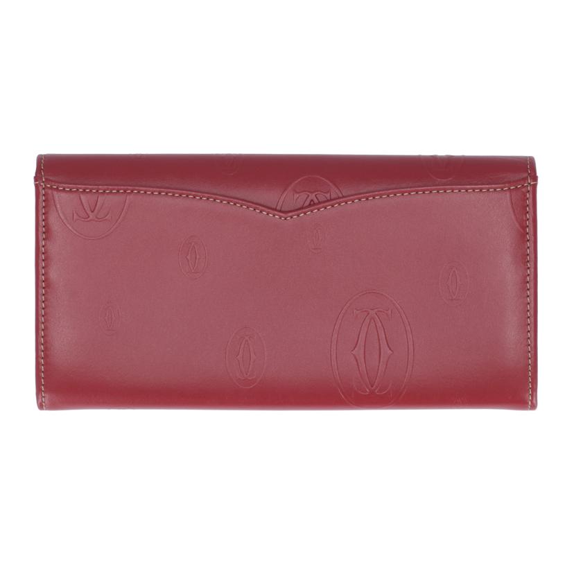 Cartier カルティエ/ハッピーバースデーエンボスフラップロングウォレット/CRL3001495//Aランク/75