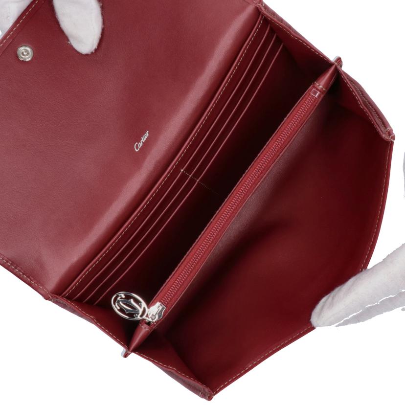 Cartier カルティエ/ハッピーバースデーエンボスフラップロングウォレット/CRL3001495//Aランク/75