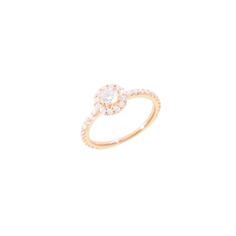 / K18ダイヤリング0.21/0.33ct//Aランク/71