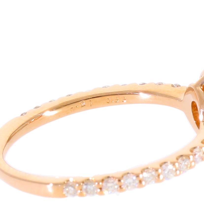 / K18ダイヤリング0.21/0.33ct//Aランク/71