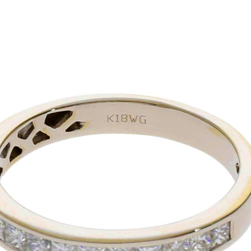 / K18WGダイヤリング//Aランク/78
