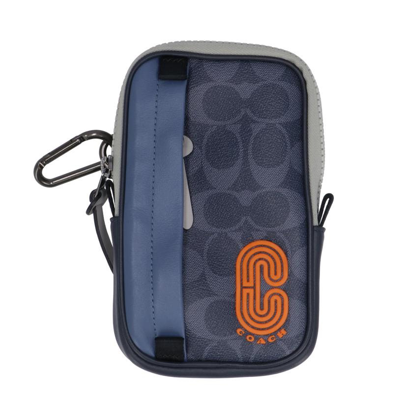 COACH コーチ/ノースサウス ハイブリッドシグネチャーポーチ/C3203//A21**/ABランク/05