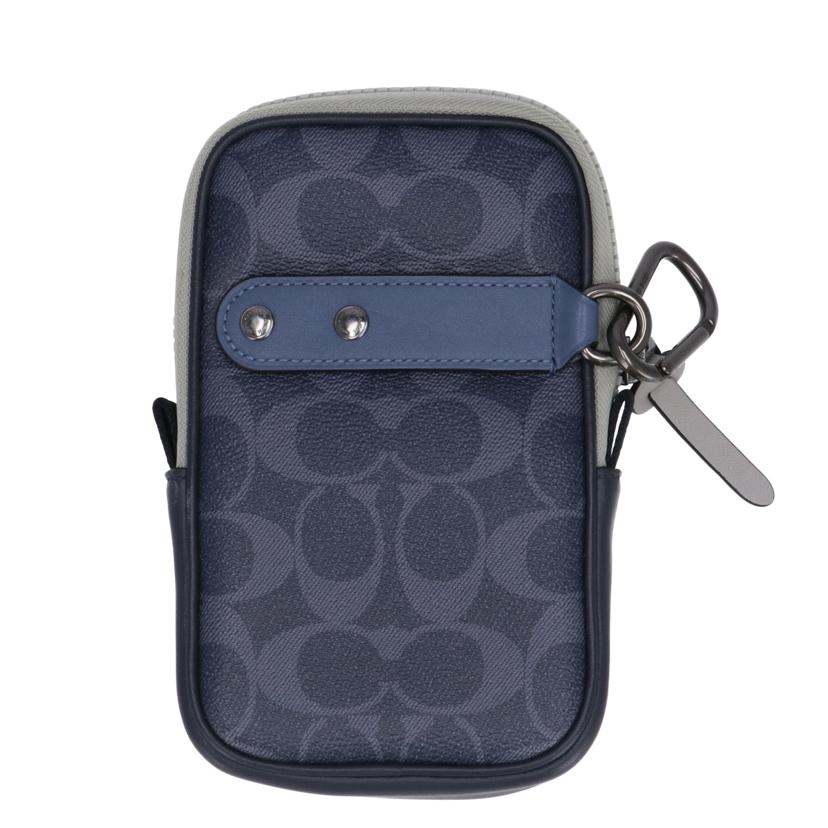 COACH コーチ/ノースサウス ハイブリッドシグネチャーポーチ/C3203//A21**/ABランク/05