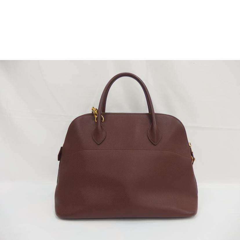 HERMES エルメス/ボリード35/茶//W〇/Bランク/82