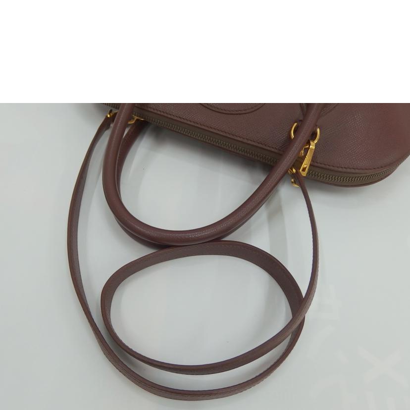 HERMES エルメス/ボリード35/茶//W〇/Bランク/82