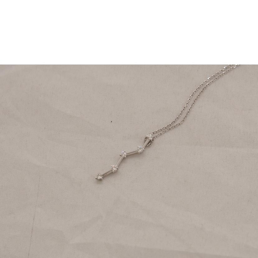 4℃ ヨンドシー/4℃/K18WGダイヤネックレス//ABランク/76