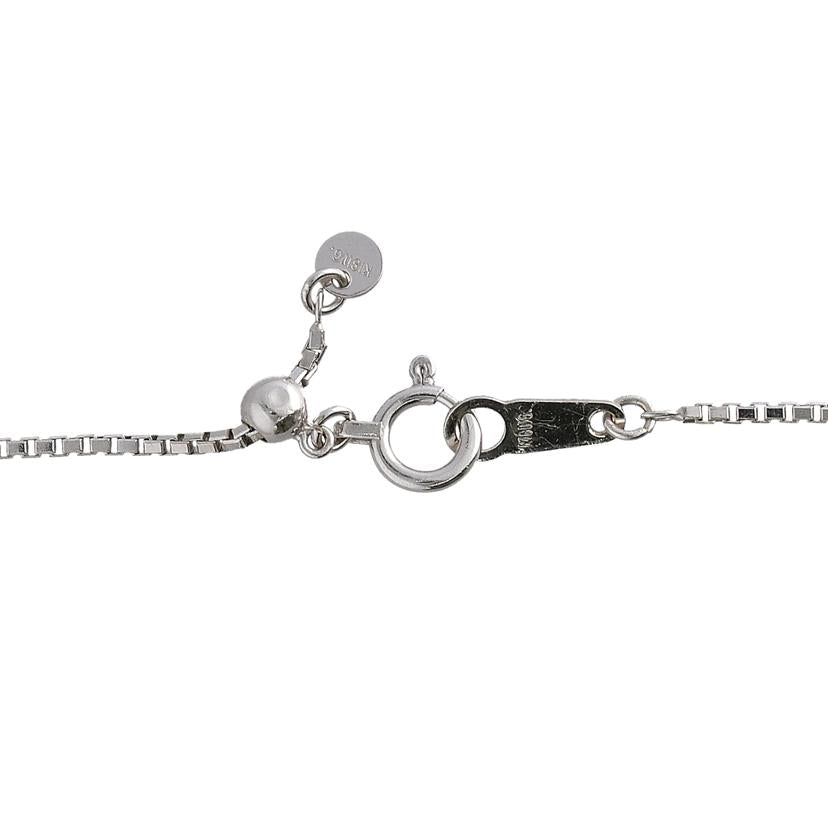 / ◎ PT950/K18WGダイヤネックレス1.32/0.11ct//ABランク/75