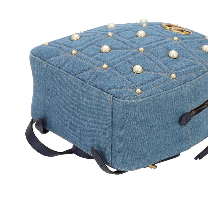 GUCCI グッチ/GGマーモントデニムバックパック/476671//493075/ABランク/75