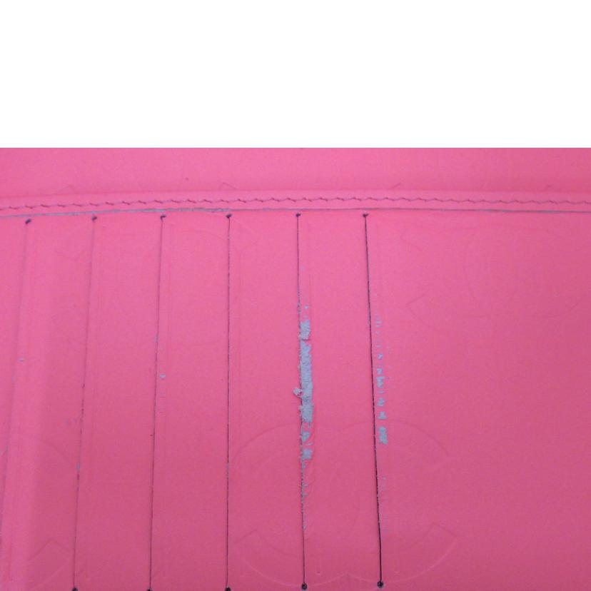 CHANEL/ラウンドジップ長財布/カンボンライン//15539844/Bランク/63