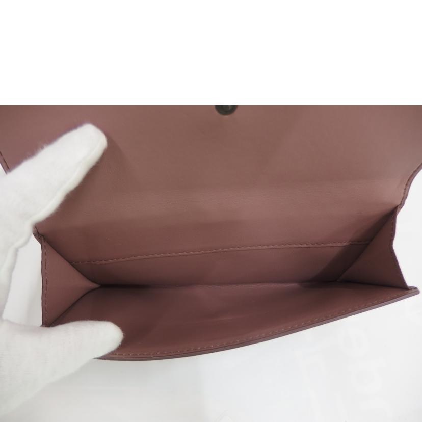 BOTTEGA ボッテガ/バタフライイントレチャート二つ折財布//S01*******/ABランク/82