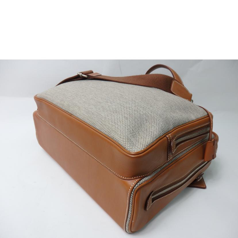 HERMES エルメス/カレーシュ・エクスプレス/バレニア×トワルアッシュ/ブラウン//□P刻印 B 122/ABランク/84