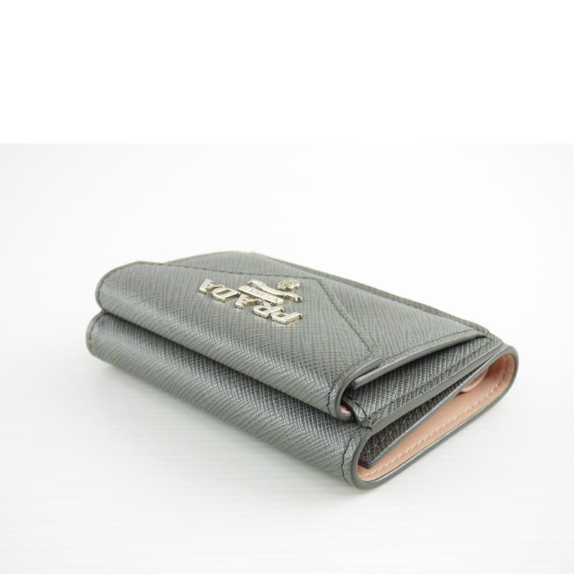 PRADA プラダ/3つ折り財布/1MH021//181 E/ABランク/64