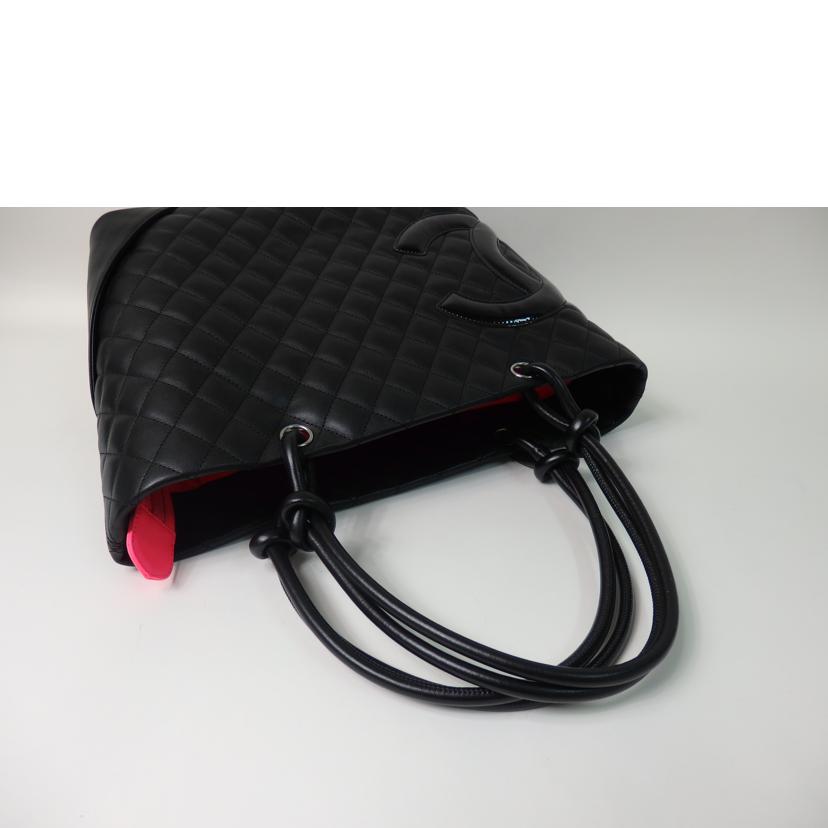 CHANEL シャネル/カンボンライン/ラージトート/カーフスキン/A25169//12400414/Aランク/84