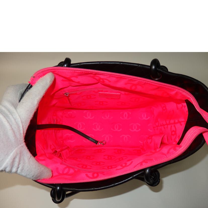 CHANEL シャネル/カンボンライン/ラージトート/カーフスキン/A25169//12400414/Aランク/84