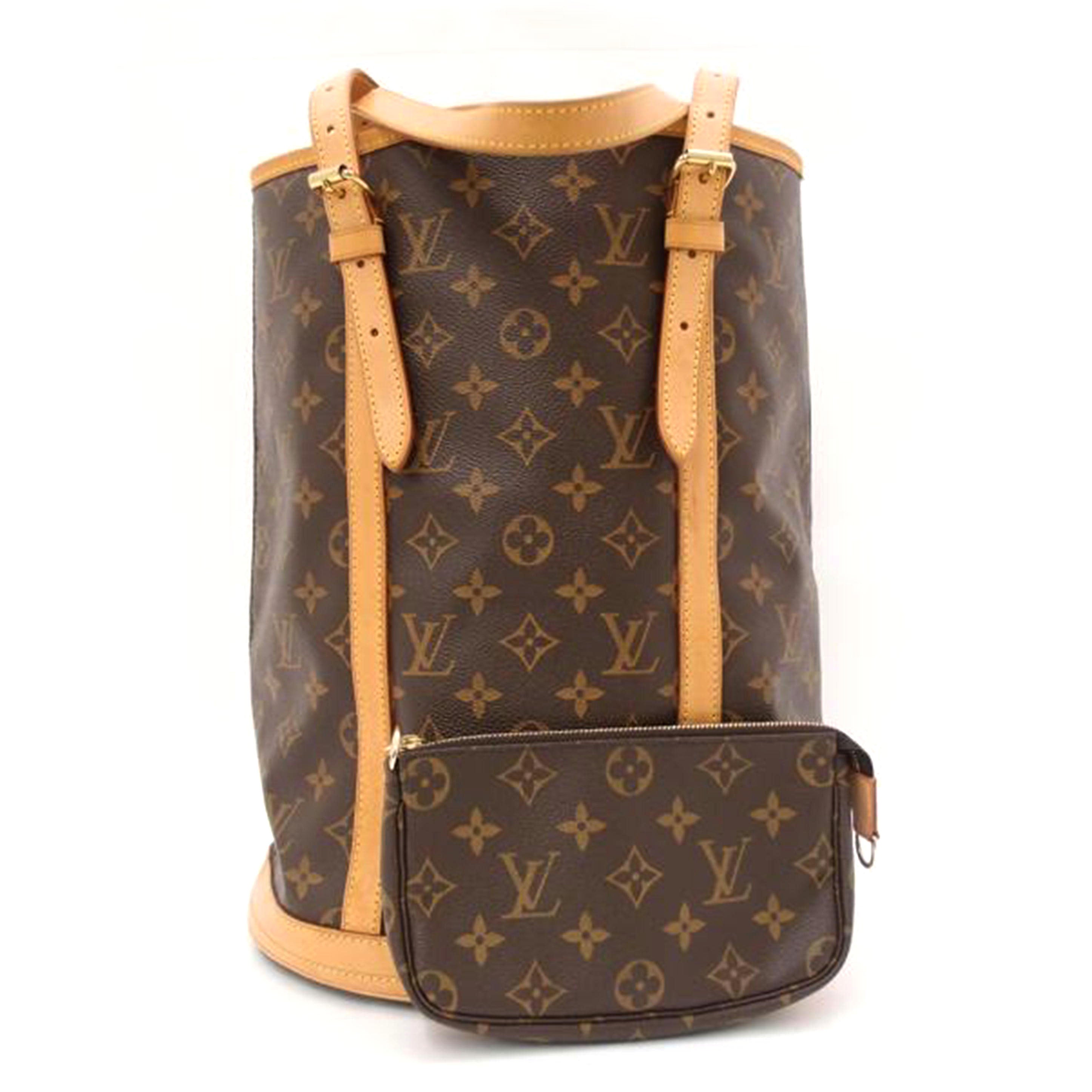 LOUIS VUITTON ルイ・ヴィトン 手提げ 肩掛け ブラウン/バケットGM/モノグラム/M42236//FL1018/Aランク/69