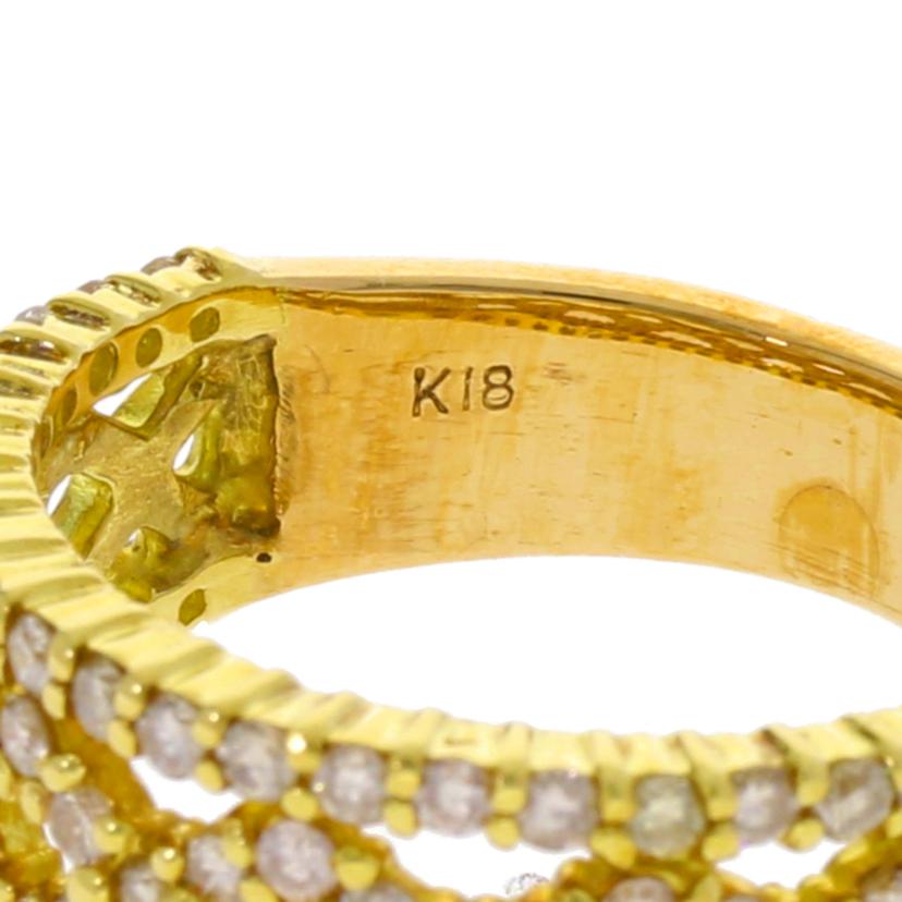 /K18ダイヤリング1.00ct/#11//Aランク/75