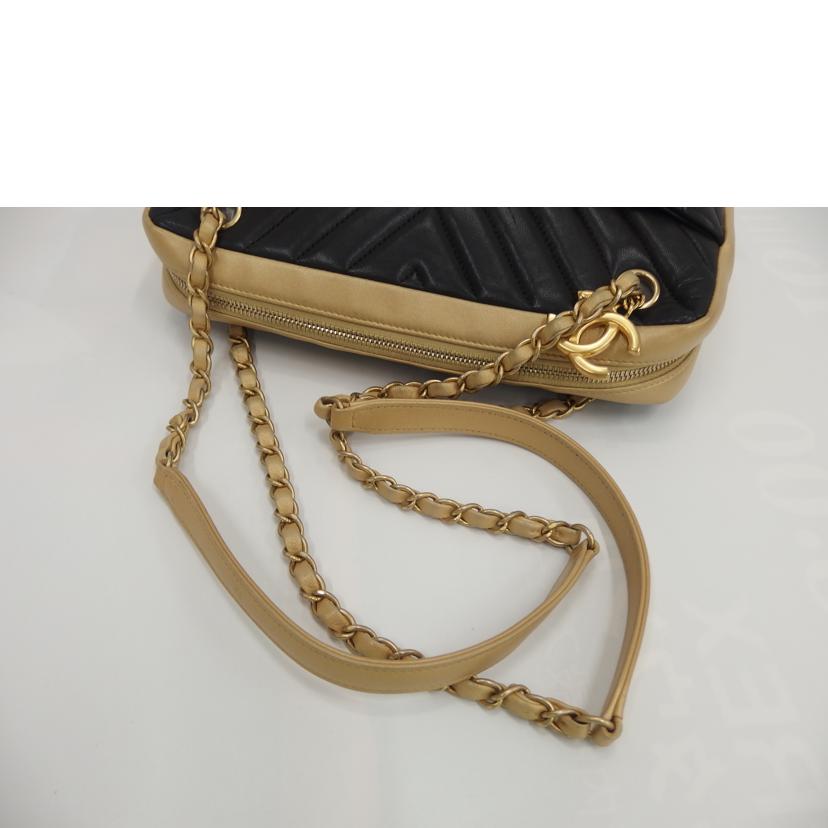 CHANEL シャネル/シェブロンチェーンショルダーバック//209*****/ABランク/82