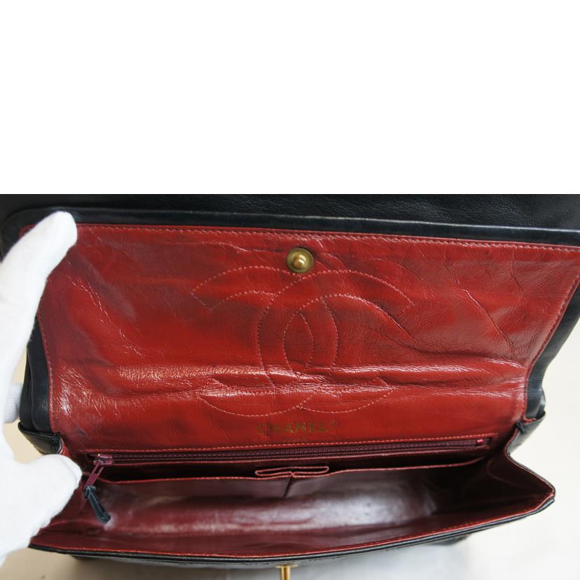 CHANEL シャネル/Wフラップマトラッセラムスキンパリ限定チェーンショルダー//0296215/ABランク/92