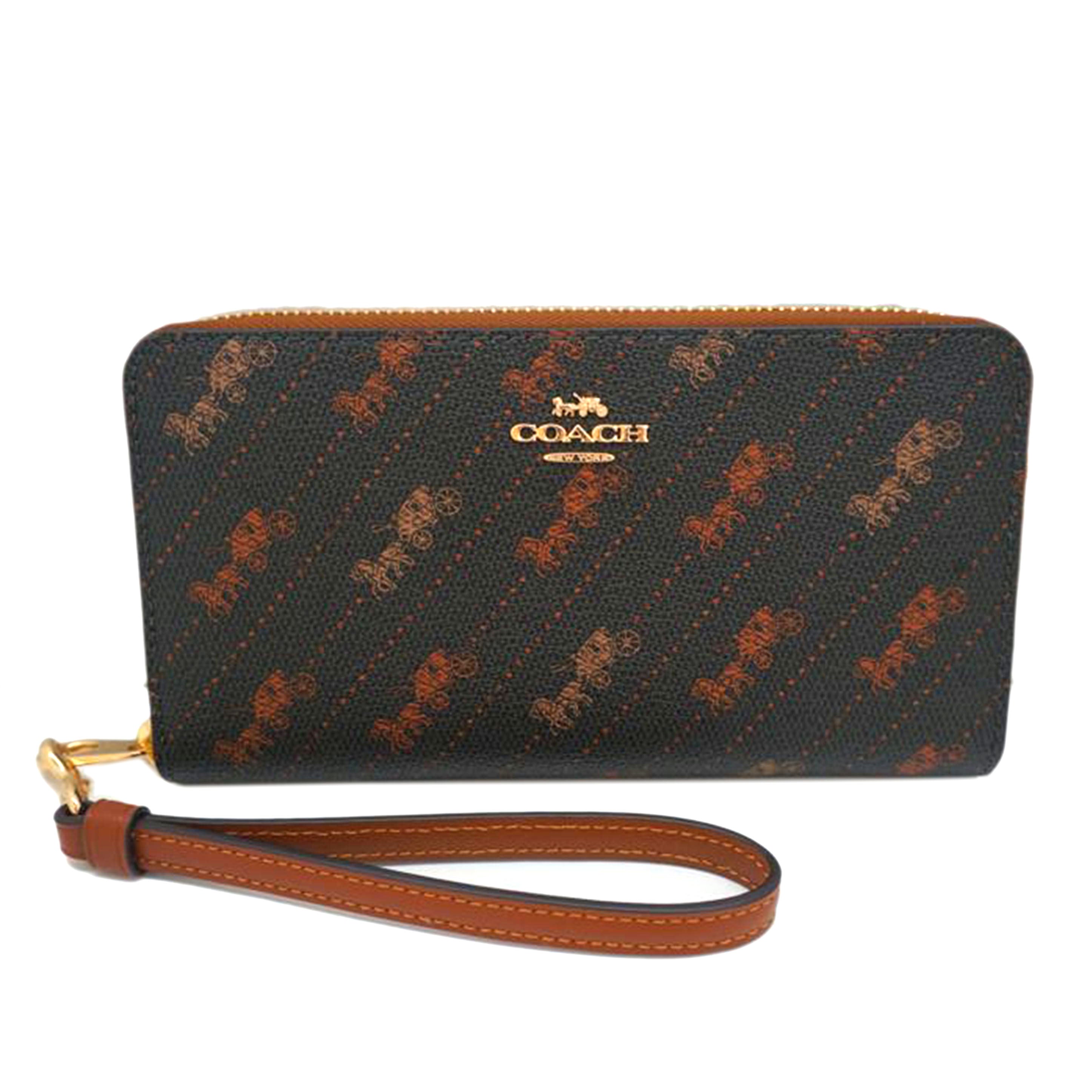 COACH コーチ/COACHホースアンドキャリッジラウンドジップ/C3747//Aランク/09