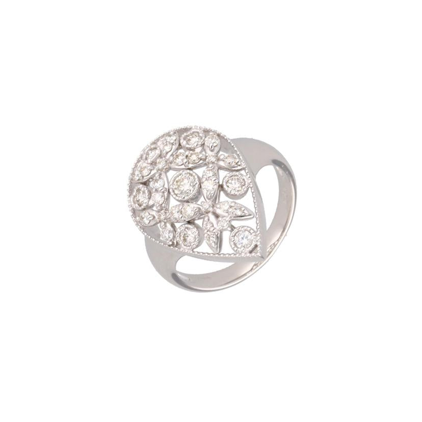 / K18WGダイヤリング0.60ct//Aランク/77