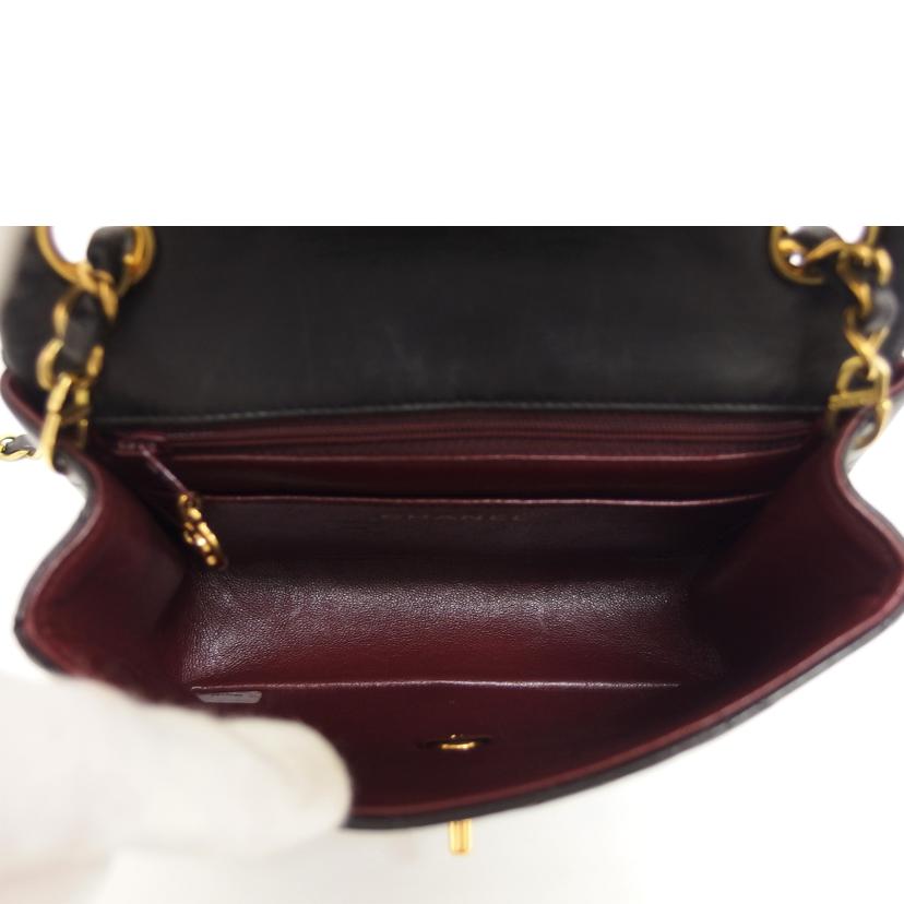 CHANEL シャネル/マトラッセ/ラムスキン/ミニショルダーバッグ/ブラック//2913766/ABランク/04