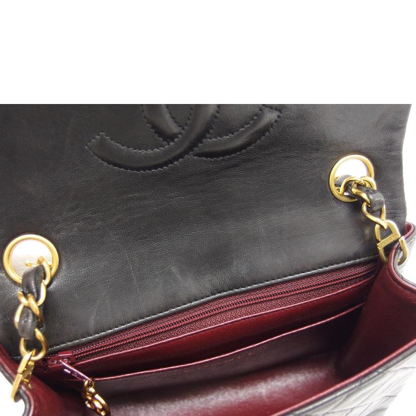 CHANEL シャネル/マトラッセ/ラムスキン/ミニショルダーバッグ/ブラック//2913766/ABランク/04