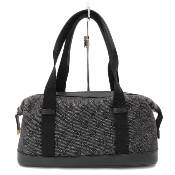 GUCCI グッチ 手提げ ブラック/GGキャンバス×レザー ミニボストン/ブラック/92734//2684/ABランク/69