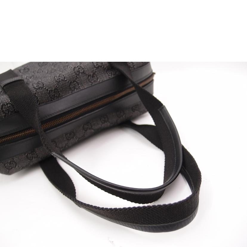 GUCCI グッチ 手提げ ブラック/GGキャンバス×レザー ミニボストン/ブラック/92734//2684/ABランク/69