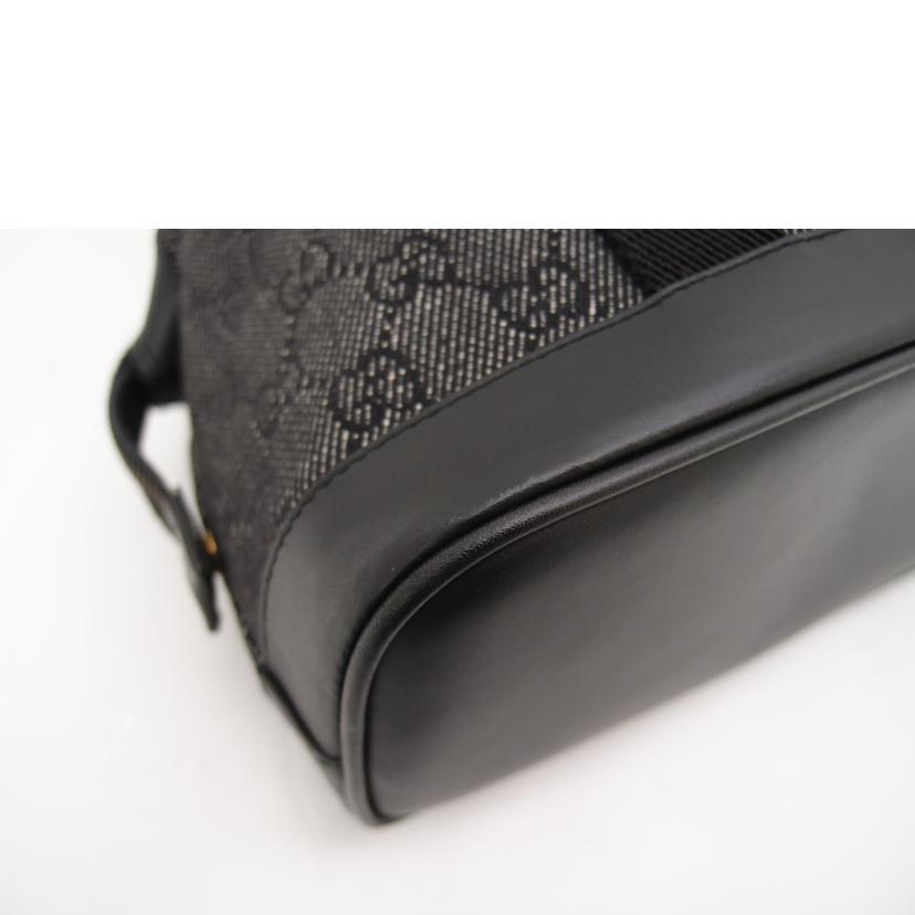 GUCCI グッチ 手提げ ブラック/GGキャンバス×レザー ミニボストン/ブラック/92734//2684/ABランク/69