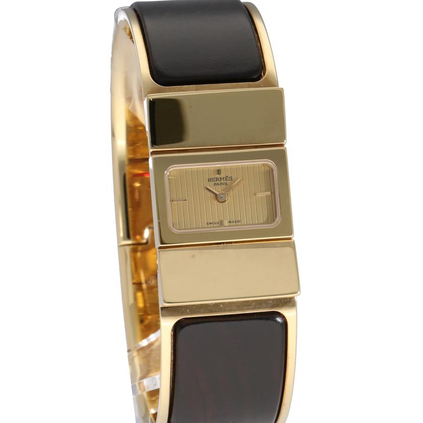 HERMES エルメス/ロケ・バングルウォッチ・ウッド/レディース/クオーツ/LO1.201.470//110****/ABランク/77