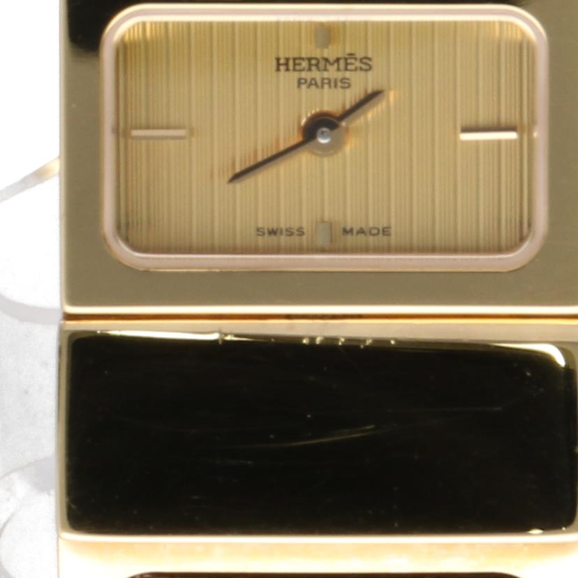 HERMES エルメス/ロケ・バングルウォッチ・ウッド/レディース/クオーツ/LO1.201.470//110****/ABランク/77