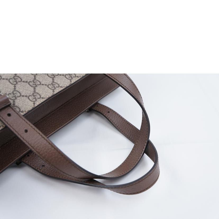 GUCCI グッチ/GGレザーディティール付きトート/643811//493***/SAランク/67