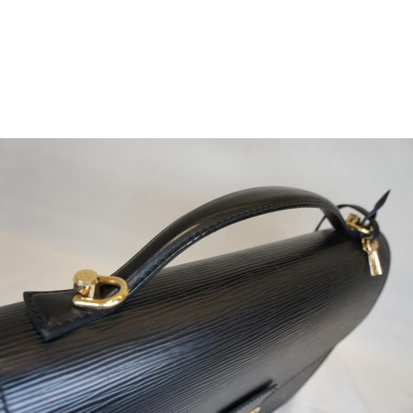 LV ルイヴィトン/モンソー/エピ/ノワール/M52122//SR0031/ABランク/92