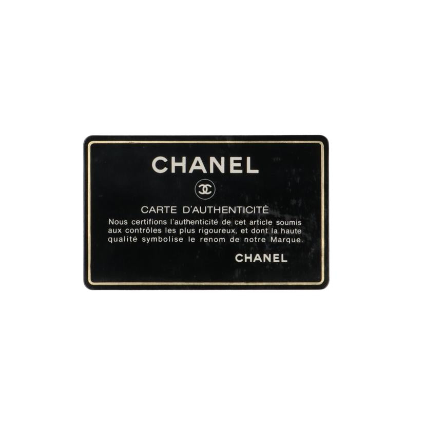 CHANEL シャネル/パテントレザーコスメポーチ/Gカード/3934718//Bランク/75