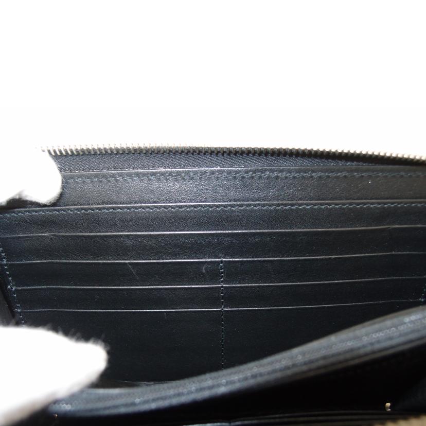 GUCCI グッチ 長財布 トラベルウォレット レザー 黒 メンズ ハンドバッグ/マイクログッチWジップ長財布/ブラック/449246//041*/SAランク/69