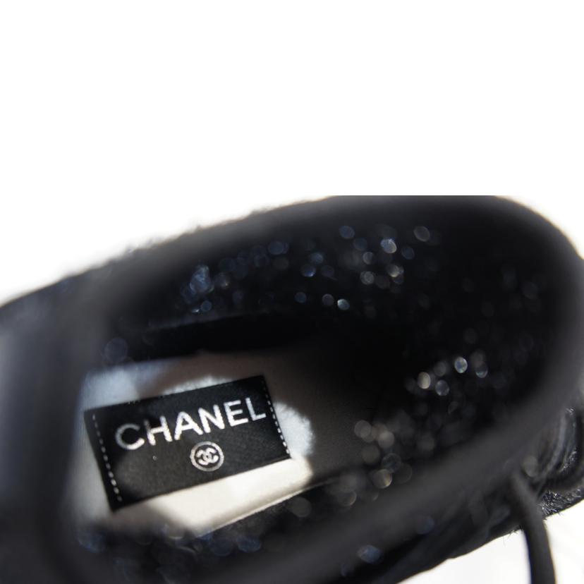 CHANEL シャネル/ファブリックミッドカットベロアスニーカー/G33729//Aランク/92