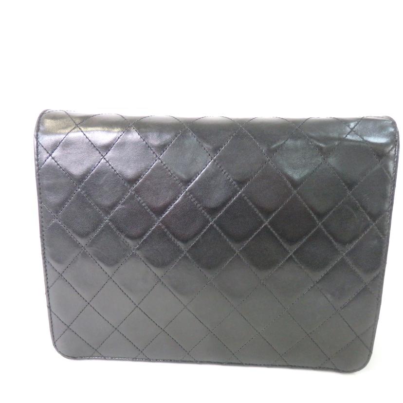 CHANEL シャネル/ココマークシングルフラップチェーンショルダーバッグ/プッシュロック/黒/ゴールド金具//518****/Bランク/84