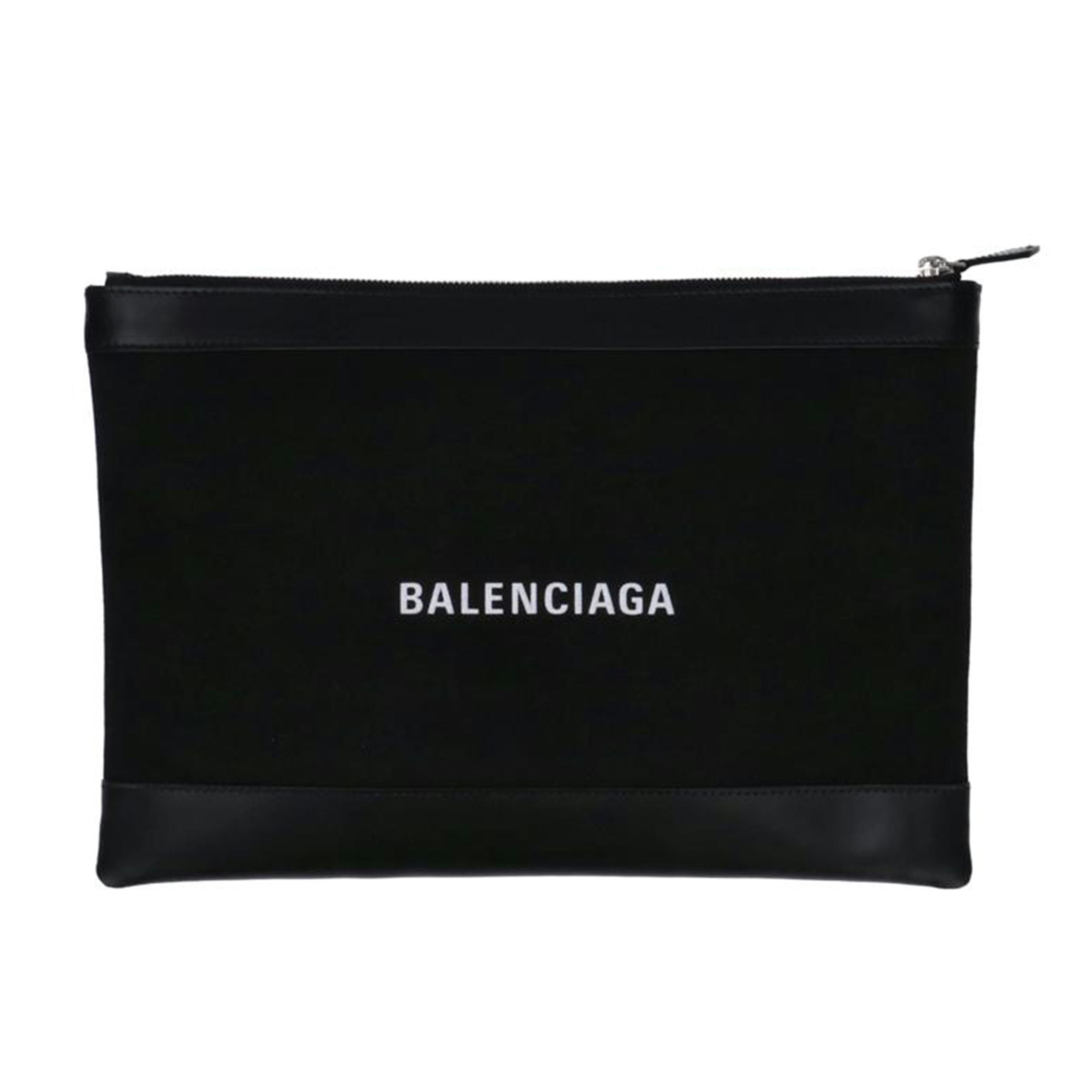 br>BALENCIAGA バレンシアガ/ネイビークリップＭ/373834/100