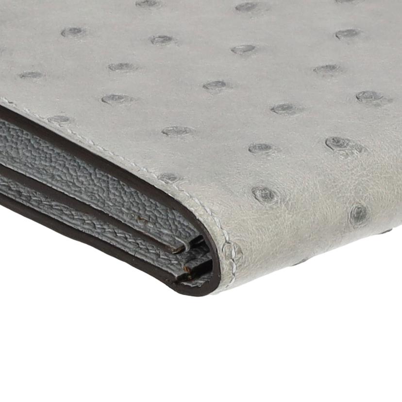 HERMES エルメス/ ベアンスフレ/オストリッチ//T N********/Aランク/75