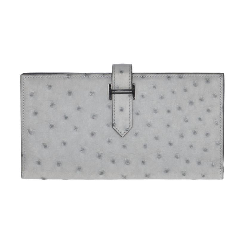 HERMES エルメス/ ベアンスフレ/オストリッチ//T N********/Aランク/75