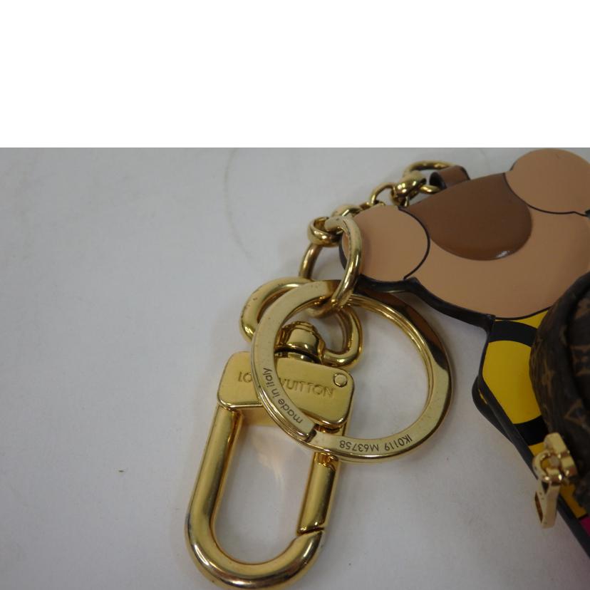 LV ルイヴィトン/ポルトクレ・クリスマステディベア/M63758//IK0***/ABランク/84