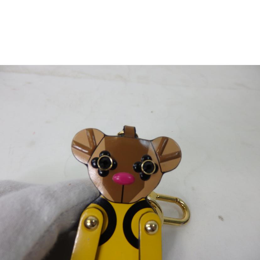 LV ルイヴィトン/ポルトクレ・クリスマステディベア/M63758//IK0***/ABランク/84