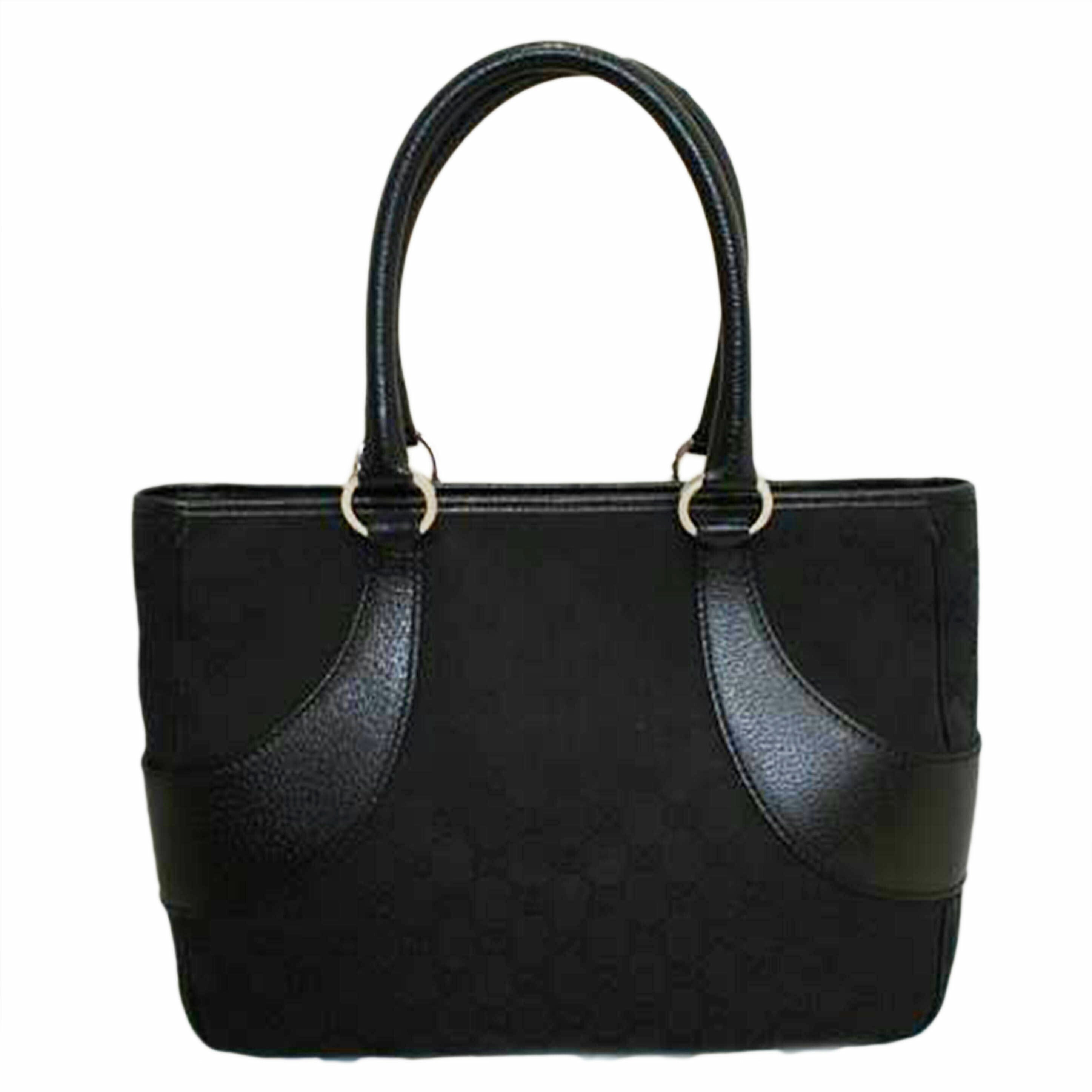 GUCCI グッチ/GGキャンバス×レザートートブラック/113011//002214/Aランク/92