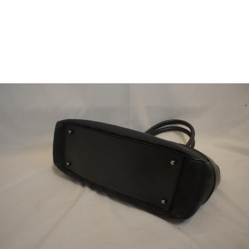 GUCCI グッチ/GGキャンバス×レザートートブラック/113011//002214/Aランク/92