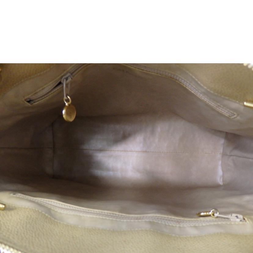 CHANEL シャネル/ココマークチェーンハンドバッグ/ベージュ/ゴールド金具//361****/Bランク/84