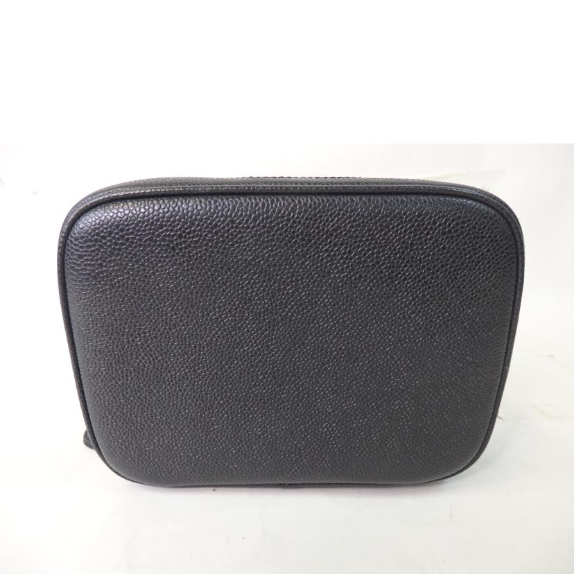CHANEL シャネル/ココマーク/バニティバッグ/キャビアスキン/黒/ゴールド金具/A01997//332****/Aランク/84