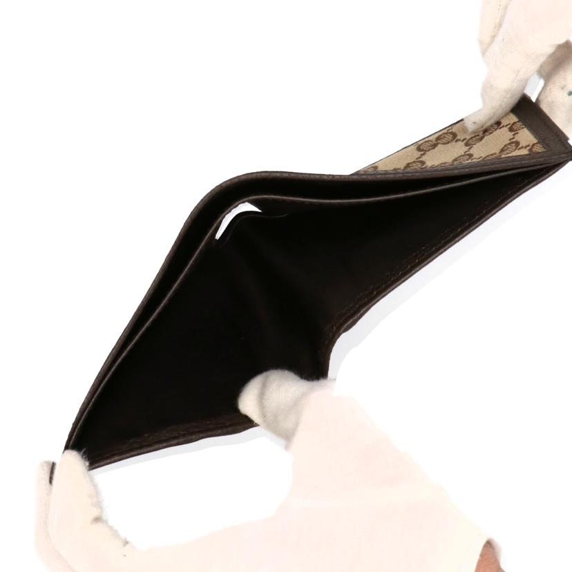 GUCCI グッチ/GGキャンバス二つ折り財布/150413//0416/ABランク/75